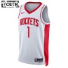 NBA Børn Trøje Houston Rockets Jabari Smith JR 1 2022-23 Nike Association Edition Hvid Swingman
